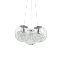  - Подвесная люстра Ideal Lux Mapa Sat SP3 Nickel 176031
