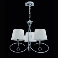  - Подвесная люстра Mantra Mara Chrome - White 1640