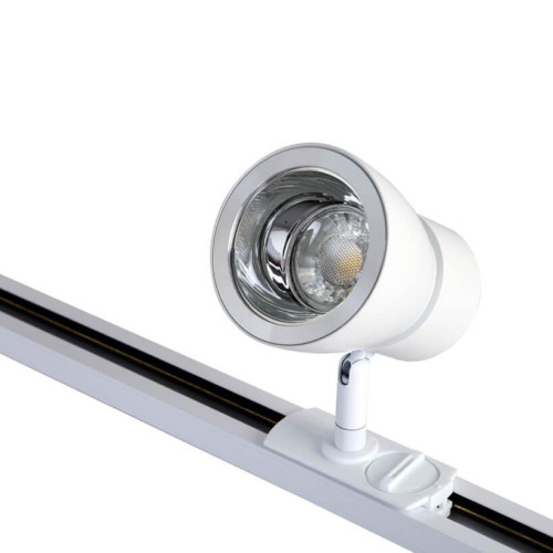 Трековый светильник Crystal Lux CLT 0.31 009 WH-CH 