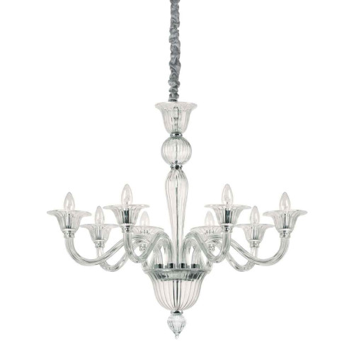 Подвесная люстра Ideal Lux Brigitta SP8 Trasparente 199382 