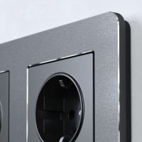  - Рамка Werkel Platinum на 3 поста черный алюминий W0032608 4690389184482