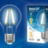 Лампа светодиодная филаментная Uniel E27 8W 4000K прозрачная LED-A60-8W/NW/E27/CL GLA01TR UL-00002212 - Лампа светодиодная филаментная Uniel E27 8W 4000K прозрачная LED-A60-8W/NW/E27/CL GLA01TR UL-00002212