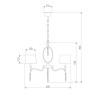 Подвесная люстра Eurosvet Madera 10127/5 хром/прозрачный хрусталь Strotskis Smart - Подвесная люстра Eurosvet Madera 10127/5 хром/прозрачный хрусталь Strotskis Smart