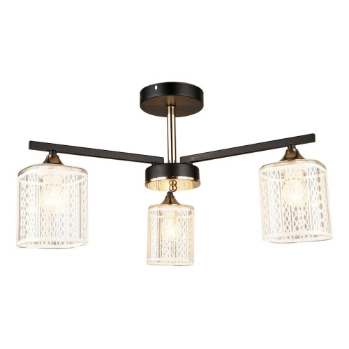 Потолочная люстра IMEX MD.4092-3-S BK+AB 