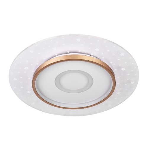 Потолочный cветильник LED4U L1027-500 WH-GD 