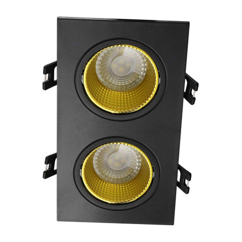 Встраиваемый светильник Denkirs DK3020BYE DK3072-BK+YE 