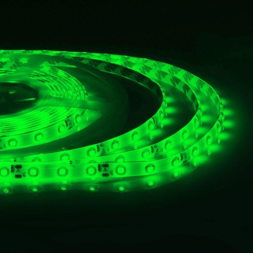 Светодиодная влагозащищенная лента Apeyron 4,8W/m 60LED/m 3528SMD зеленый 5M 00-07 