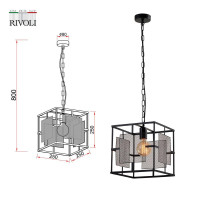  - Подвесной светильник Rivoli Enola 5142-201 Б0054985
