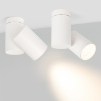  - Светильник SP-POLO-SURFACE-TURN-R85-15W Warm3000 (WH-WH, 40 deg) (Arlight, IP20 Металл, 3 года)