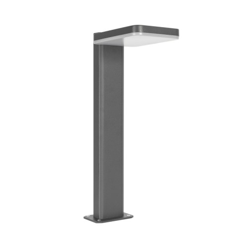 Светильник LGD-TENT-BOLL-H500-9W Warm3000 (GR, 110 deg, 230V) (Arlight, IP65 Металл, 3 года) 500мм уличный светодиодный светильник для подсветки дорожек. Цвет ТЕПЛЫЙ БЕЛЫЙ 3000К, 9Вт (830лм). Влагозащищенный корпус IP65 - серый алюминий, экран из поликарбоната. Питание 230В, мощность 9Вт. Размеры ДхШхВ 240х140х500 мм.
