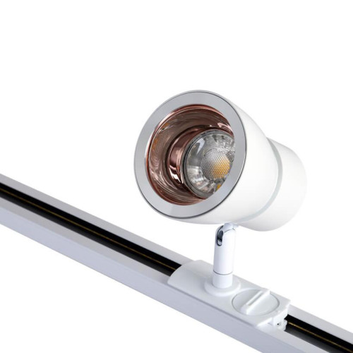 Трековый светильник Crystal Lux CLT 0.31 009 WH-GO 