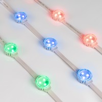  - Модуль управляемый SOLEX-SPI-3535-3-12V RGB 120deg (D30x16mm, 0.75W, IP67) (Arlight, Пластик, 3 года)