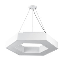  - Подвесной светодиодный cветильник Geometria ЭРА Hexagon SPO-124-W-40K-051 51Вт 4000К белый Б0050556