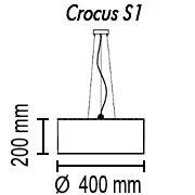  - Подвесной светильник TopDecor Crocus Glade S1 01 99gp
