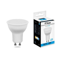  - Лампа светодиодная Feron MR16 GU10 9W 6400K Грибок матовая LB-560 25844
