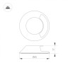Накладка ART-DECK-CAP-LID1-R65 (SL, STEEL) (Arlight, Металл) - Накладка ART-DECK-CAP-LID1-R65 (SL, STEEL) (Arlight, Металл)
