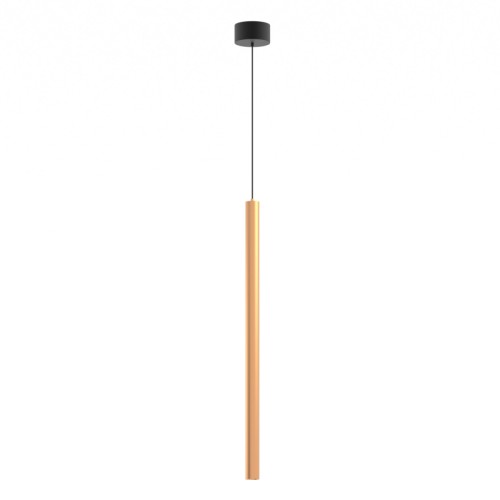 Светильник SP-PIPE-HANG-L600-R30-9W Warm3000 (GD, 24 deg, 230V) (Arlight, IP20 Металл, 3 года) Подвесной светильник. Мощность 9 Вт, св. поток 561 лм, 64 лм/Вт, теплый 3000 K, CRI>90, угол 24°, напряжение питания 230 В. Золотой круглый корпус из алюминия, рассеиватель PC, степень защиты IP20. Размер: диаметр 30 мм, длина 600 мм, размер чаши: диаметр 80 мм, высота 40 мм. Монтаж подвесной, длина подвеса 1500 мм. Драйвер 28-42 В, 200 мА, пульсация 