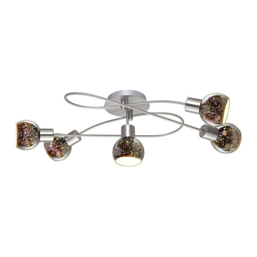 Потолочная люстра Arte Lamp Illusione A6125PL-5SS 