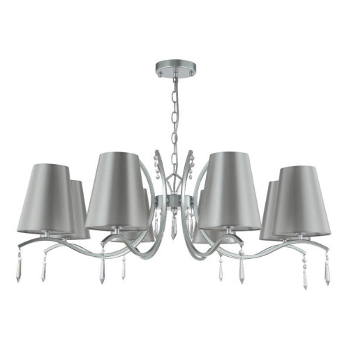 Подвесная люстра Crystal Lux Renata Renata SP8 Silver 