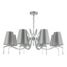Подвесная люстра Crystal Lux Renata Renata SP8 Silver - Подвесная люстра Crystal Lux Renata Renata SP8 Silver