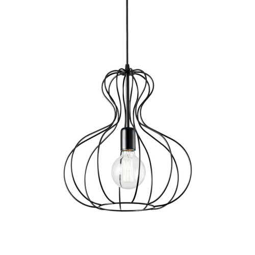 Подвесной светильник Ideal Lux Ampolla-1 SP1 Nero 148502 