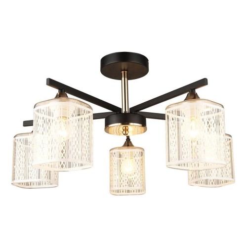 Потолочная люстра IMEX MD.4092-5-S BK+AB 