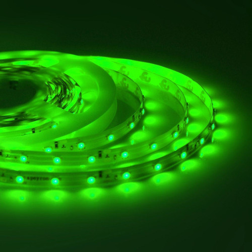 Светодиодная влагозащищенная лента Apeyron 4,8W/m 60LED/m 3528SMD зеленый 5M 00-85 