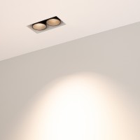  - Светильник MS-ORIENT-BUILT-TRIMLESS-TC-S38x67-5W Warm3000 (WH-BK, 30 deg, 230V) (Arlight, IP20 Металл, 5 лет)