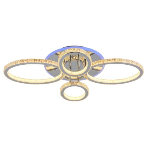 Потолочная светодиодная люстра Profit Light 8033/2+2 CHR 