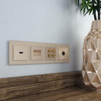  - Рамка Werkel Favorit на 4 поста шампань W0041111 4690389159978