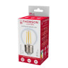 Лампа светодиодная филаментная Thomson E27 11W 6500K шар прозрачная TH-B2340 - Лампа светодиодная филаментная Thomson E27 11W 6500K шар прозрачная TH-B2340
