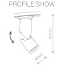 Трековый светодиодный светильник Nowodvorski Profile Show 9423 - Трековый светодиодный светильник Nowodvorski Profile Show 9423