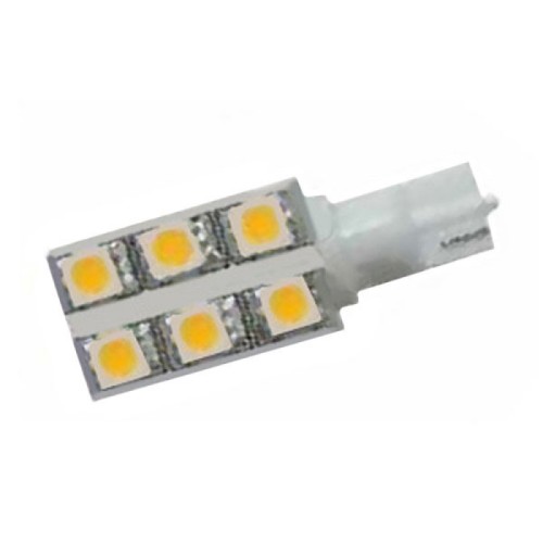 Автолампа AR-REC-T10-6B1643-12V Warm White (ANR, Открытый) Автолампа прямоугольная, разъем сбоку, с цоколем T10. Цвет БЕЛЫЙ ТЕПЛЫЙ 2800-3200К, светодиоды 6шт SMD 5050 LED. Питание 10-30V DC. Мощность 1.5Вт, св.поток 97 люмен. Размер 16.2х43мм