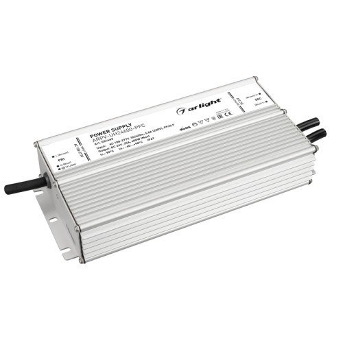 Блок питания ARPV-UH24600-PFC (24V, 25A, 600W) (Arlight, IP67 Металл, 7 лет) Источник напряжения с гальванической развязкой для светодиодных изделий. Входное напряжение 108-277 VAC. Выходные параметры: 24 В, 25 А, 600 Вт. Встроенный PFC >0.9. Герметичный алюминиевый корпус IP 67. Рабочая температура -40…+90C⁰. Габаритные размеры длина 262 мм, ширина 125 мм, высота 43 мм. Гарантийный срок 7 лет.