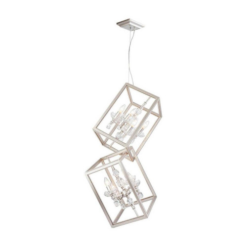 Подвесная люстра Lucia Tucci Inessa 3850.8 Silver 