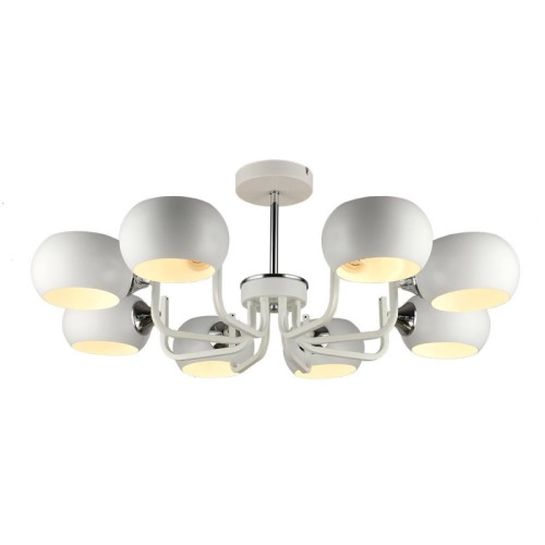 Потолочная люстра IMEX MD.4914-8-S WH+CH 