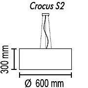  - Подвесной светильник TopDecor Crocus Glade S2 01 02sed