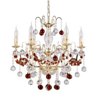  - Подвесная люстра Crystal Lux FRUTA SP6 GOLD