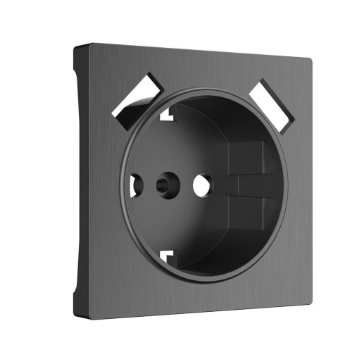 Накладка Werkel для розетки USB Графит рифленый WL04-USB-CP 4690389145964 