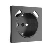 Накладка Werkel для розетки USB Графит рифленый WL04-USB-CP 4690389145964 - Накладка Werkel для розетки USB Графит рифленый WL04-USB-CP 4690389145964