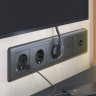Накладка Werkel для розетки USB Графит рифленый WL04-USB-CP 4690389145964 - Накладка Werkel для розетки USB Графит рифленый WL04-USB-CP 4690389145964