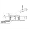 Прямой коннектор Denkirs TR1008-WH - Прямой коннектор Denkirs TR1008-WH