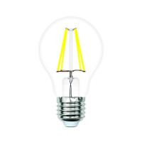  - Лампа светодиодная филаментная Volpe E27 5W 3000K прозрачная LED-A60-5W/3000K/E27/CL/SLF UL-00008294