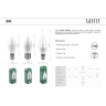 Лампа светодиодная Saffit E14 11W 2700K Свеча Матовая SBC3711 55131 - Лампа светодиодная Saffit E14 11W 2700K Свеча Матовая SBC3711 55131