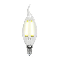 Лампа светодиодная филаментная Uniel E14 7,5W 3000K прозрачная LED-CW35-7,5W/WW/E14/CL GLA01TR UL-00003248