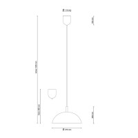  - Подвесной светильник Lucia Tucci Palla 1090.1 Bianco