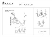  - Настенный светильник (бра) Freya FR2046-WL-02-WG