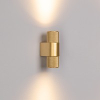  - Светильник SP-SPICY-WALL-MINI-TWIN-S104x39-2x3W Warm3000 (GD, 40 deg, 230V) (Arlight, IP20 Металл, 3 года)