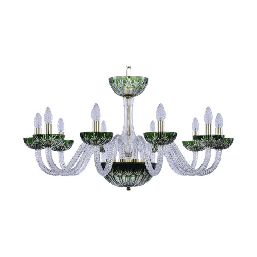 Подвесная люстра Bohemia Ivele 1308/10/300 G Cl/Clear-Green/H-1I 
