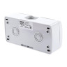 Розетка двойная ЭРА Intro Atlantic Schuko 2x2P++E 16A 250V с крышкой 5-203-03 Б0051060 - Розетка двойная ЭРА Intro Atlantic Schuko 2x2P++E 16A 250V с крышкой 5-203-03 Б0051060